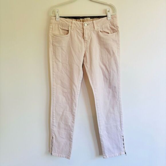 Stella McCartney Jessica Slim Jeans – Light Pink, Ankle Zip Detail, Size 30 - Picture 4 of 6